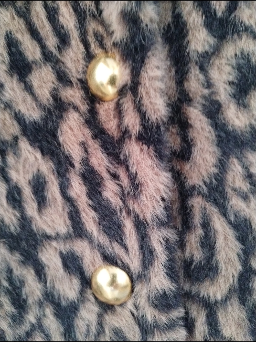Sanctuary x Anthropologie Leopard Faux Fur Jacket L Animal Print Plush - Picture 7 of 10
